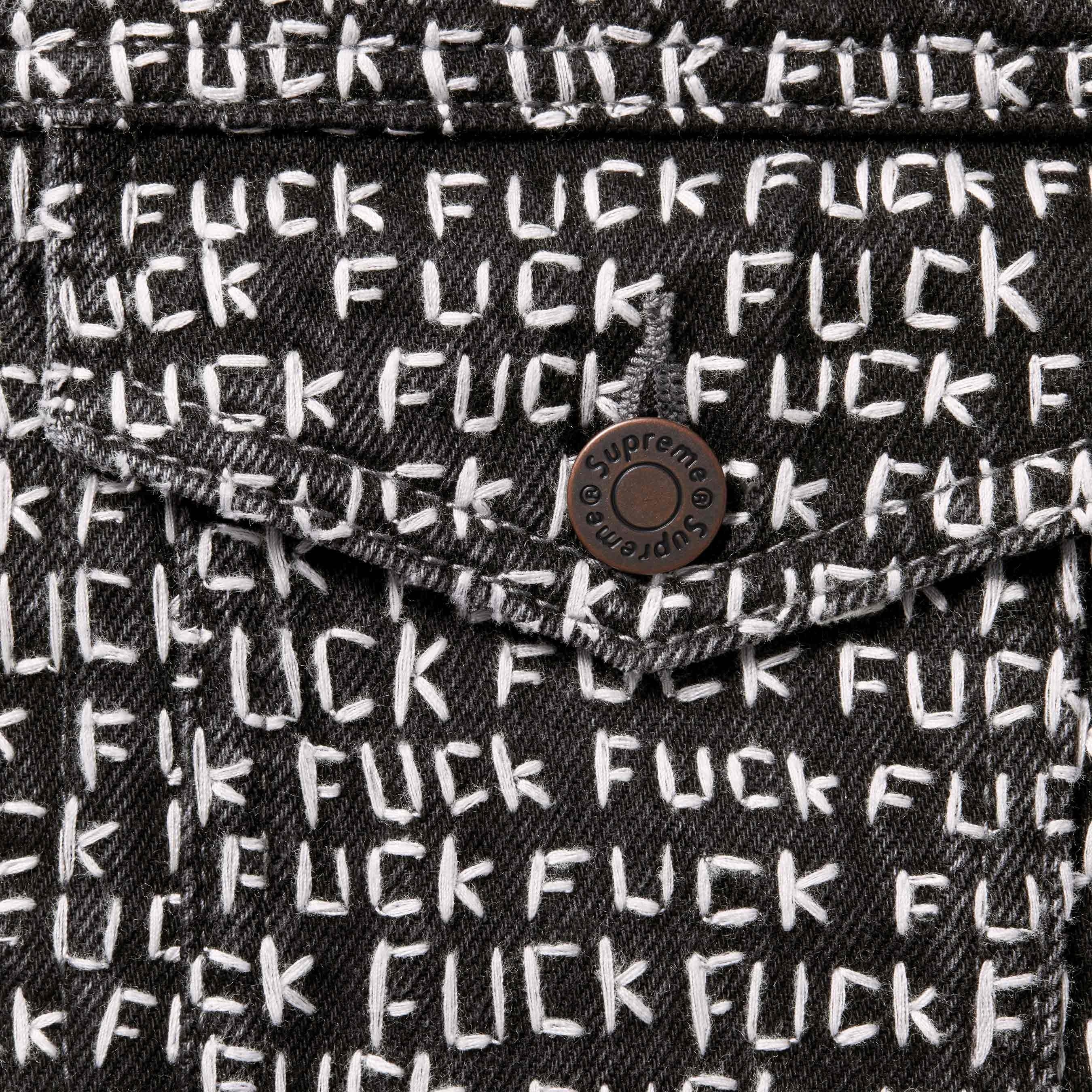 Fuck Stitch Denim Trucker Jacket view 2